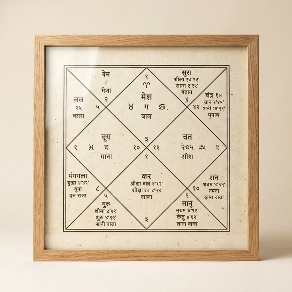 Vedic Astrology Chart Poster view 3