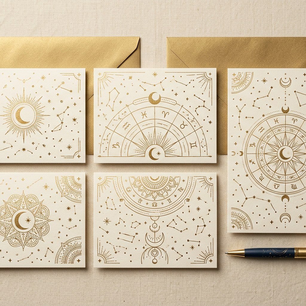 Astrology Stationery Set
