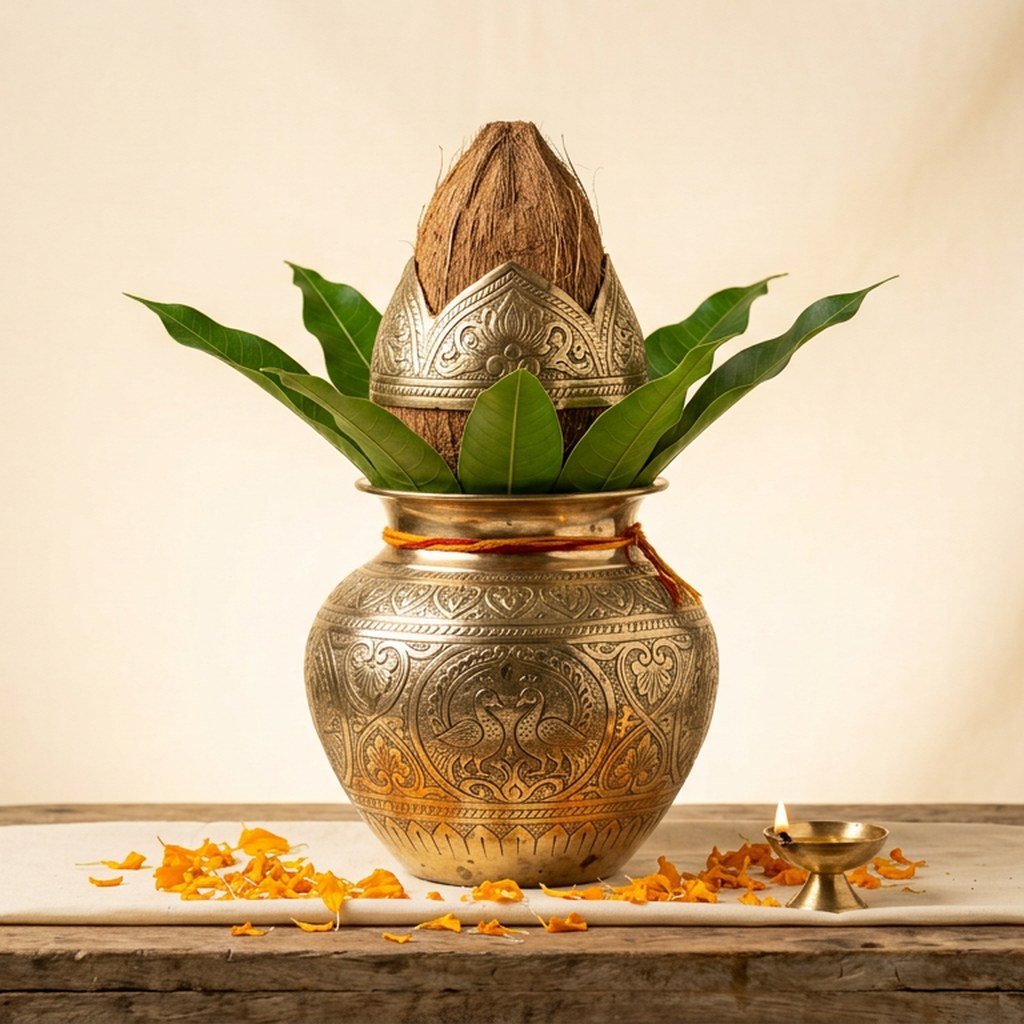 Decorative Brass Kalash