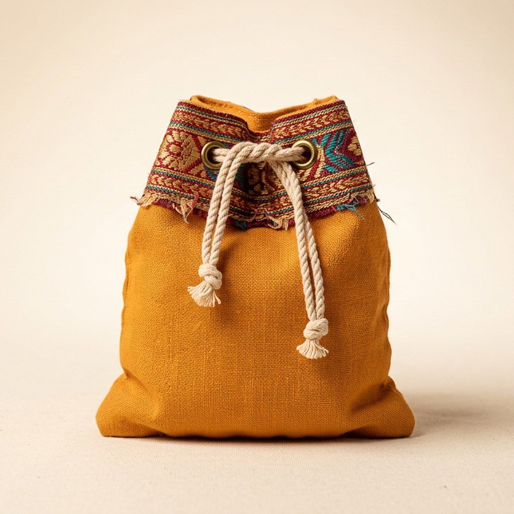 Cotton Japa Mala Bag