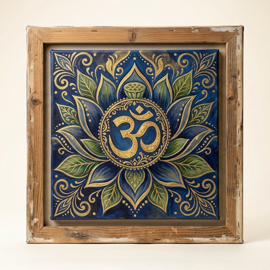 Hand-Painted Spiritual Canvas