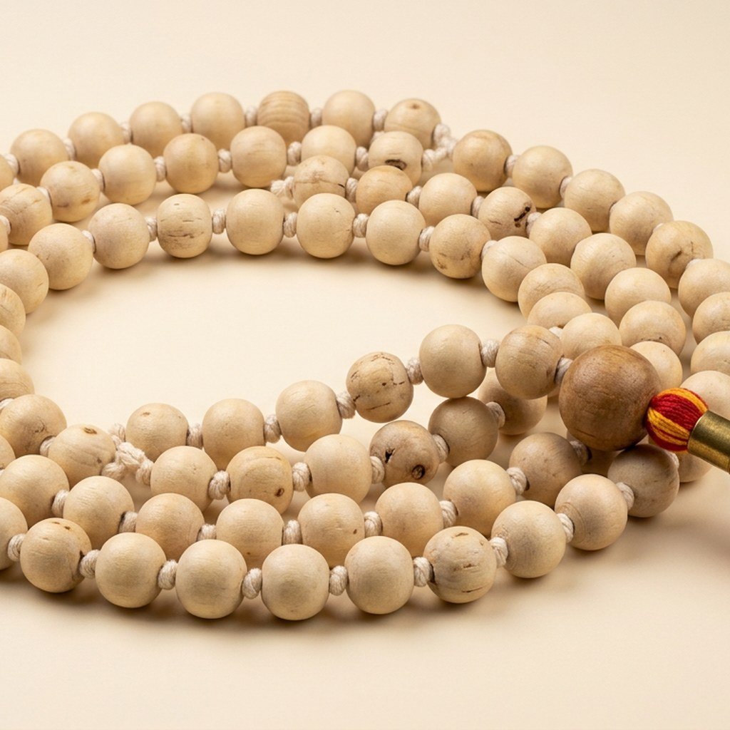Tulsi Wood Japa Mala view 2