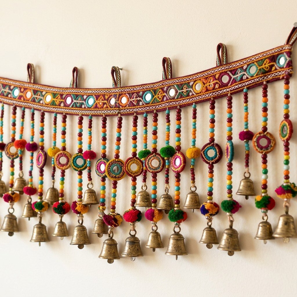 Beaded Toran Wall Hanging view 2
