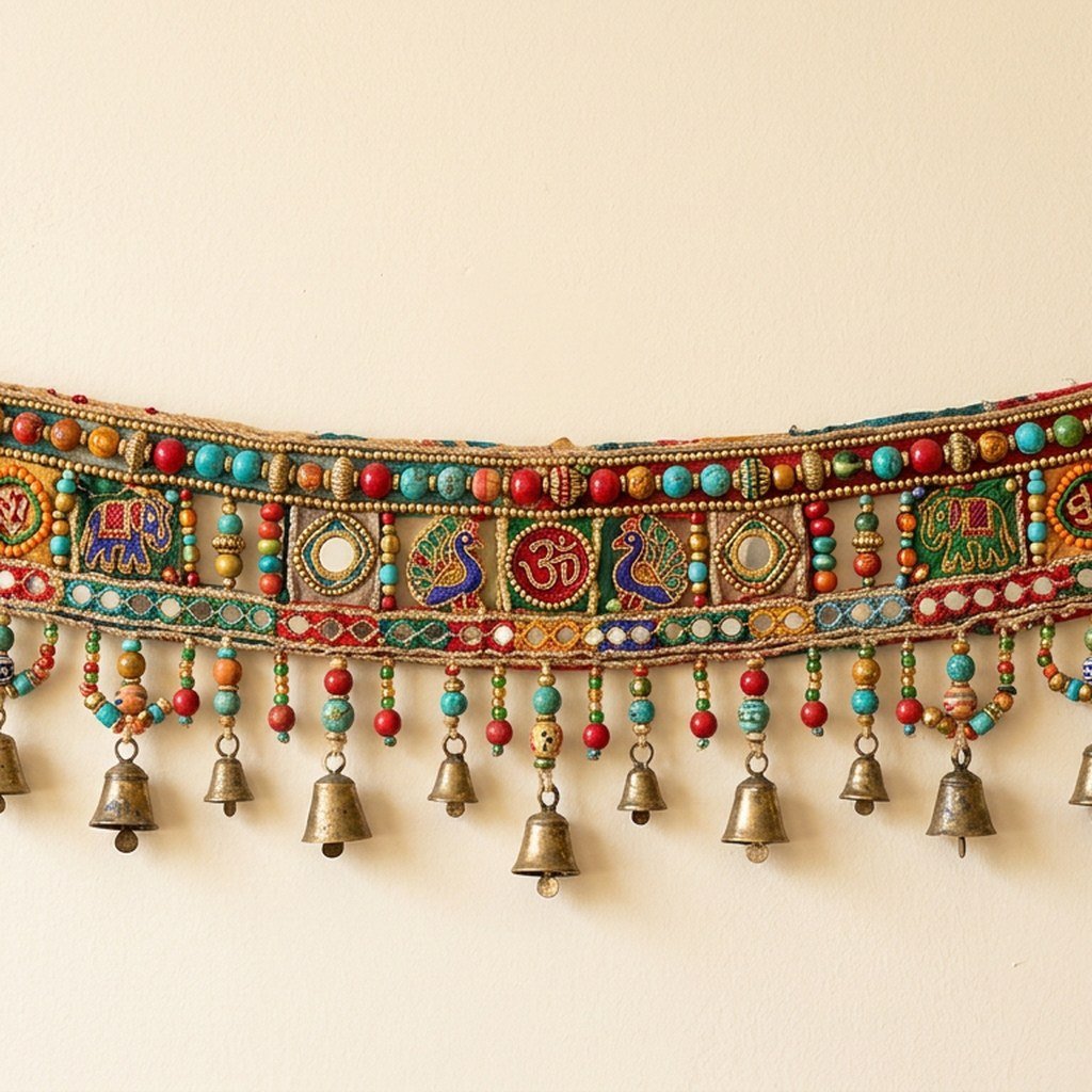 Beaded Toran Wall Hanging view 3