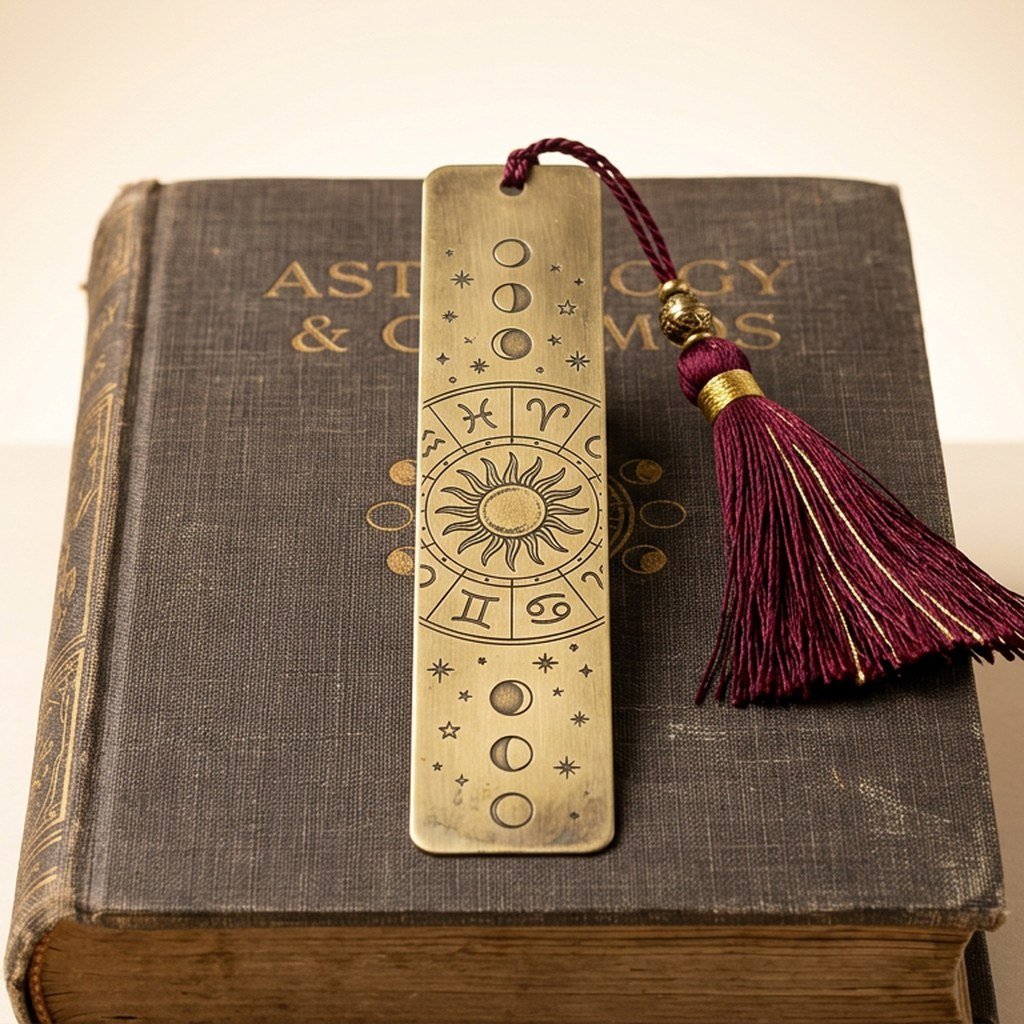 Metal Zodiac Bookmark